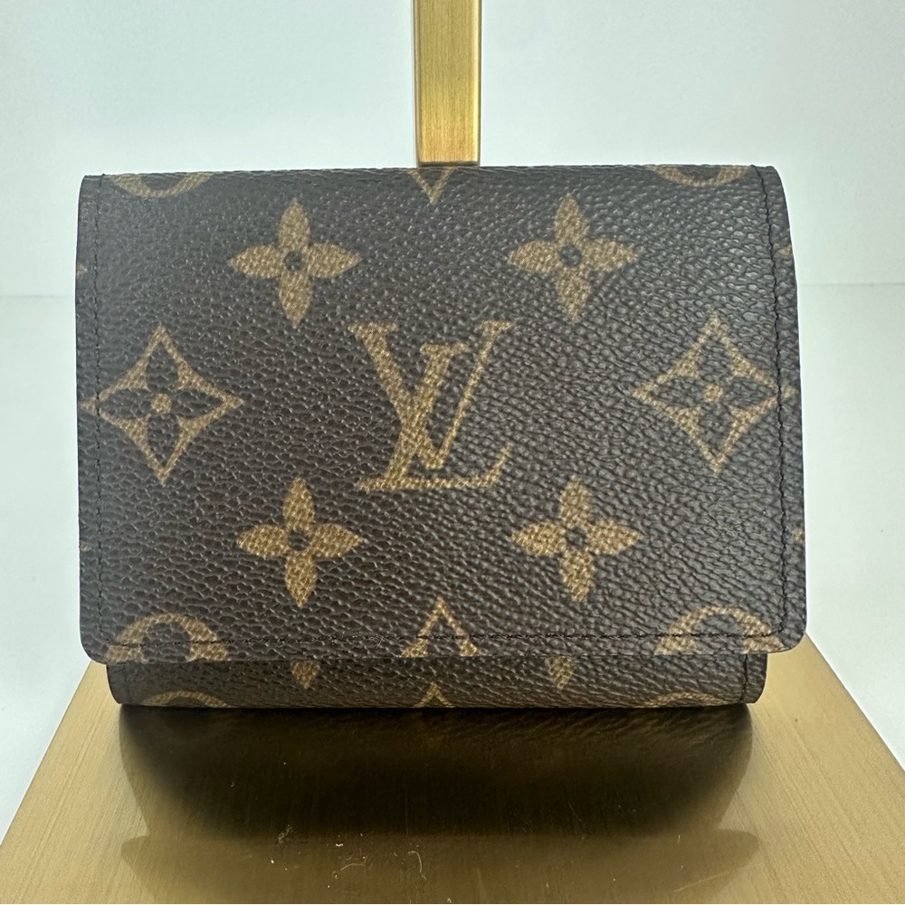 Louis Vuitton Brown Monogram Wallet Card Holder